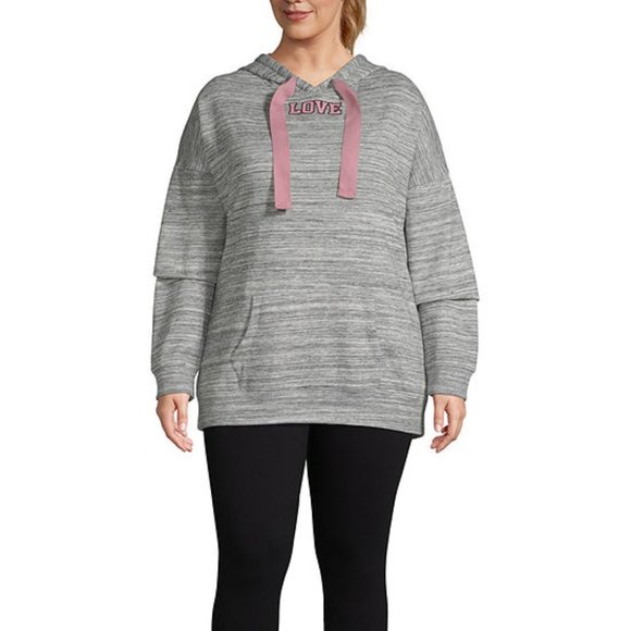 NWT Miss Chievous Plus  Hooded Neck Long Sleeve - Picture 1 of 2